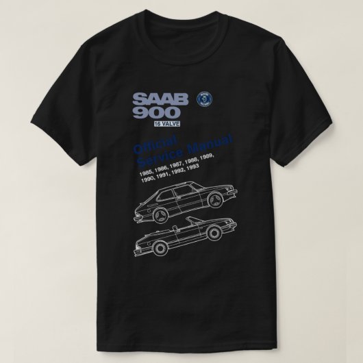 SAAB 900 T-SHIRT (Design voorkant)