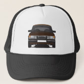 Saab 900 turbo (bruin) trucker pet (Voorkant)