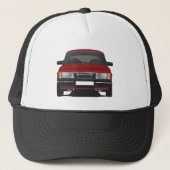 Saab 900 turbo (rood) trucker pet (Voorkant)