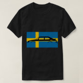 Saab 900 Vlagkunst T-shirt (Design voorkant)