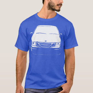 Saab 93 OG 1e generatie klassieke monoblock wit T-shirt