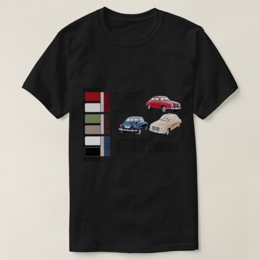 SAAB 96 T-SHIRT (Design voorkant)
