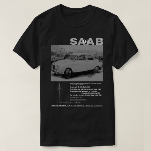 SAAB 96 T-SHIRT (Design voorkant)