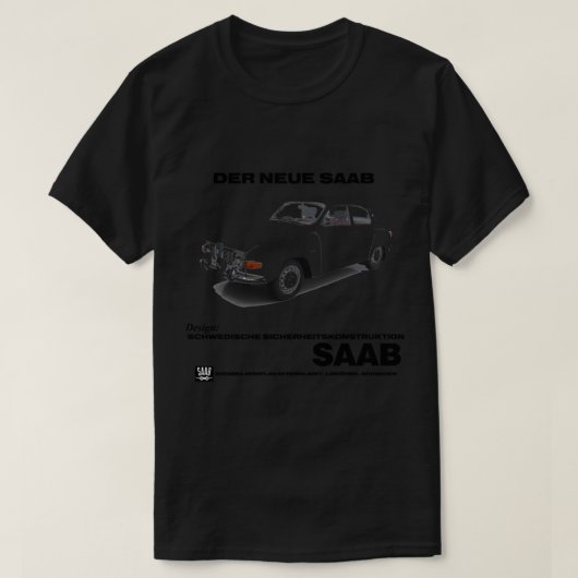 SAAB 96 T-SHIRT (Design voorkant)