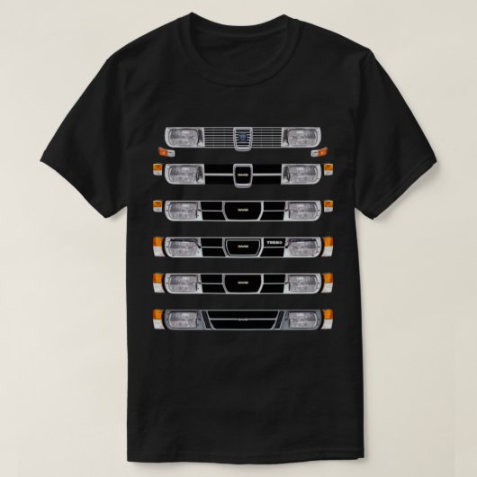 SAAB 99 1968 - 1985 T-SHIRT (Design voorkant)