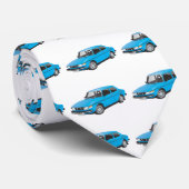 Saab 99 blauw stropdas (Opgerold)