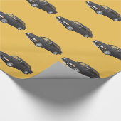 Saab 99 zwart cadeaupapier (Hoek)