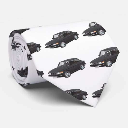 Saab 99 zwart stropdas (Opgerold)