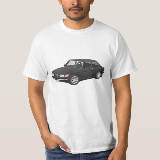 SAAB 99 zwart T-shirt (Voorkant)