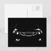 Saab 9-3 Aero Briefkaart (Voorkant / Achterkant)