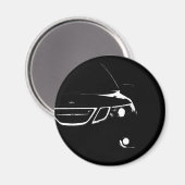 Saab 9-3 Aero magneet (Voorkant / Achterkant)