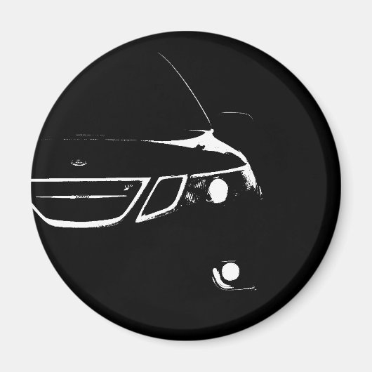 Saab 9-3 Aero magneet (Voorkant)