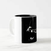 Saab 9-3 Aero-Mok Tweekleurige Koffiemok (Voorkant links)