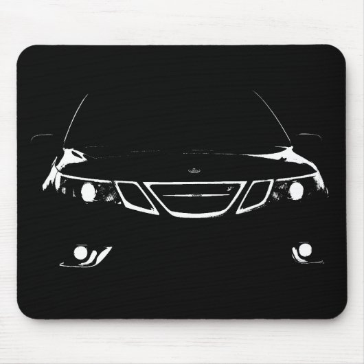 Saab 9-3 Aero Mousepad Muismat (Voorkant)