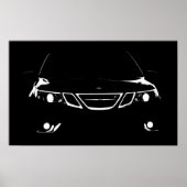 Saab 9-3 Aero Poster (Voorkant)