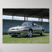 Saab 9-3 Convertible Poster (Voorkant)
