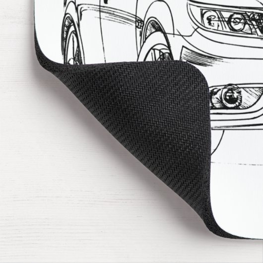 Saab 9-3 Turbo X 2008 Muismat (Hoek)