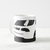 Saab 9-5 Aero-achterzijde - Kool op lichte achterg Koffiemok (Voorkant links)