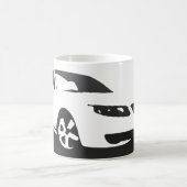 Saab 9-5 voorzijde Aero - Charool op lichte achter Koffiemok (Center)