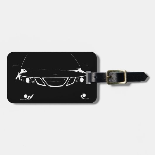 Saab-Bagagelabel Bagagelabel (Voorkant horizontaal)