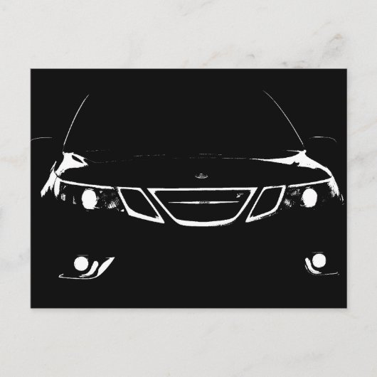 Saab-Briefkaart Briefkaart (Voorkant)
