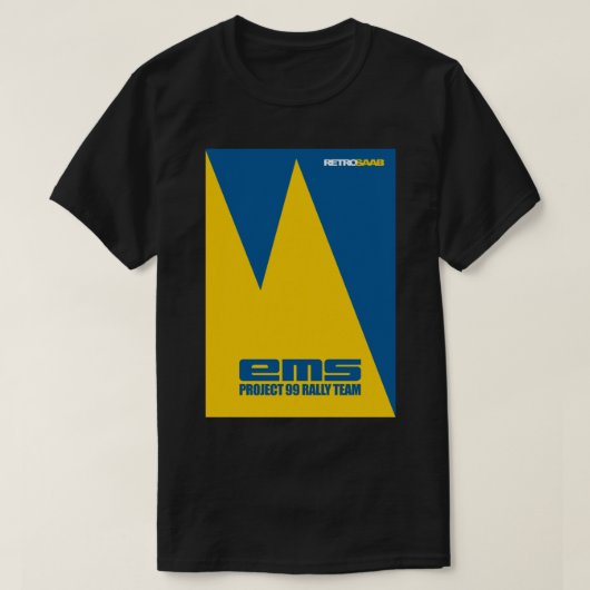SAAB EMS RALLY TEAM T-SHIRT (Design voorkant)