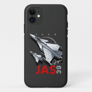 Saab JAS39 Gripen Zweeds Fighterjet Vliegtuig Case-Mate iPhone Case