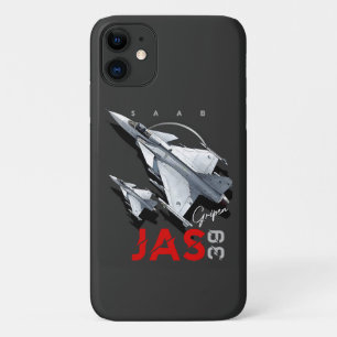 Saab JAS39 Gripen Zweeds Fighterjet Vliegtuig Case-Mate iPhone Case