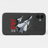 Saab JAS39 Gripen Zweeds Fighterjet Vliegtuig Case-Mate iPhone Case (Achterkant (horizontaal))