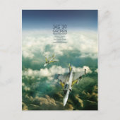 Saab JAS 39 Gripen briefkaart (Voorkant)