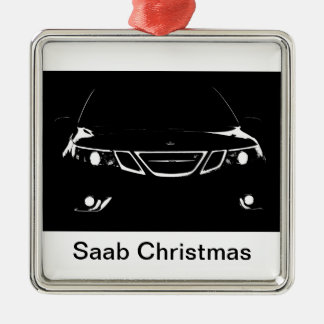 Saab Kerstmis Metalen Ornament