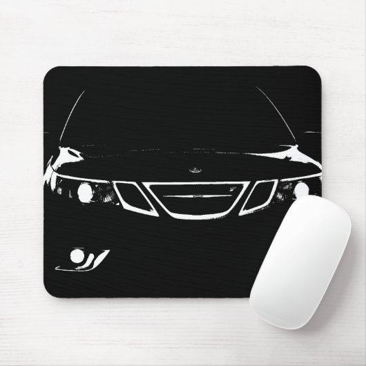 Saab Mousepad Muismat (Met muis)