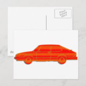 Saab-profiel Briefkaart (Voorkant / Achterkant)