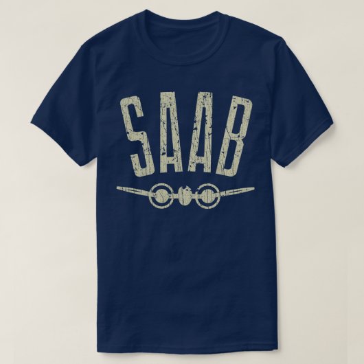 Saab Svenska Aeroplan Aktie Bolag 1965  T-shirt (Design voorkant)