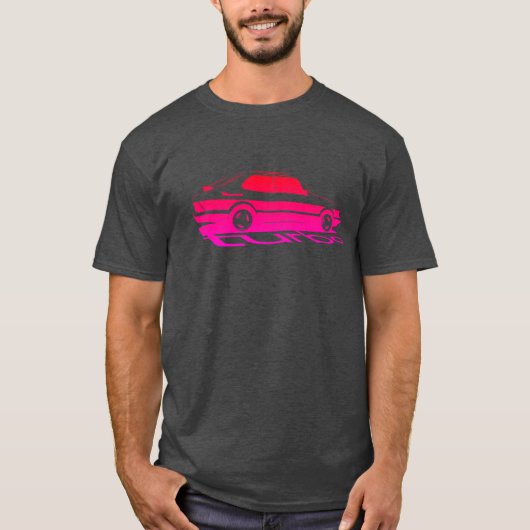 Saab Turbo retro gradiënt tshirt (Voorkant)
