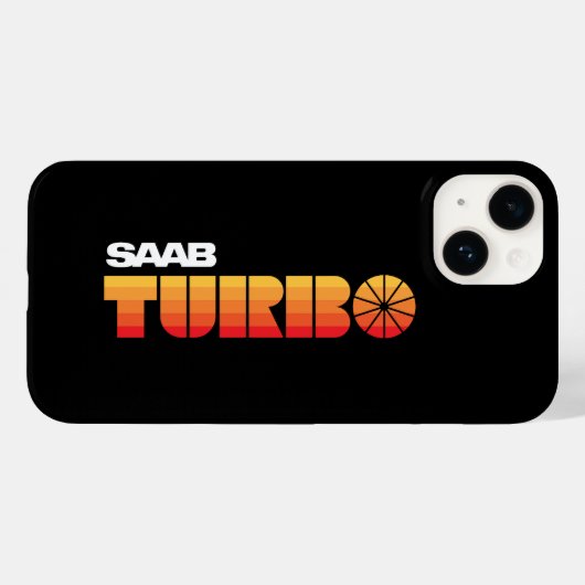 SAAB Turbo retro kijk Case-Mate iPhone Case (Achterkant (horizontaal))