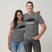 saabaru 9-2x in zwart t-shirt (Unisex)