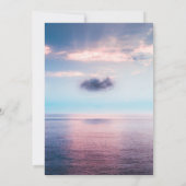 Saacape strand blue sky Weddenschap Kaart (Achterkant)