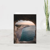 Saacape strandfeest bruiloft uitnodiging (Achterkant)