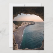 Saacape strandfeest bruiloft uitnodiging (Achterkant)