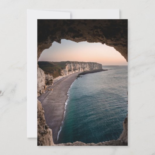 Saacape strandfeest bruiloft uitnodiging (Achterkant)