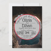 Saacape strandfeest bruiloft uitnodiging (Voorkant)