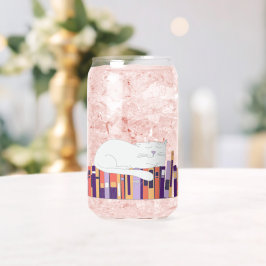 Saai maar Schattig "can" glas