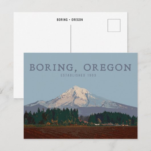 Saai, Oregon | Mt Hood Post Kaart (Voorkant / Achterkant)