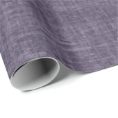 Saai Paarse Linnen Cadeaupapier (Rol Hoek)