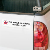 Saai Wereld Bumpersticker (Op Truck)