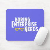 Saaie Enterprise Nerds Mousepad Muismat (Met muis)