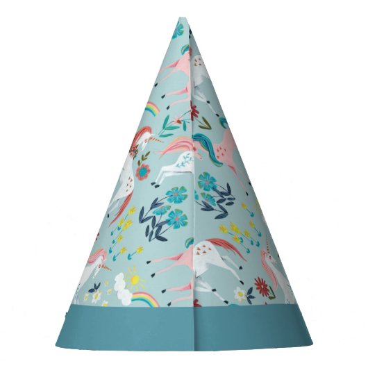 Saaie magische meisjes eerste verjaardag feesthoedjes (Achterkant)