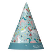 Saaie magische meisjes eerste verjaardag feesthoedjes (Links)