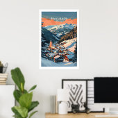 Saalbach Muur Kunstprint 1 Poster (Thuiskantoor)